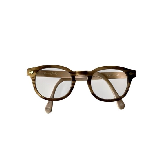 Vernon Gantry Wellington Cat Eye Eyeglasses Frames Beige Brown 030S - Picture 4 of 10